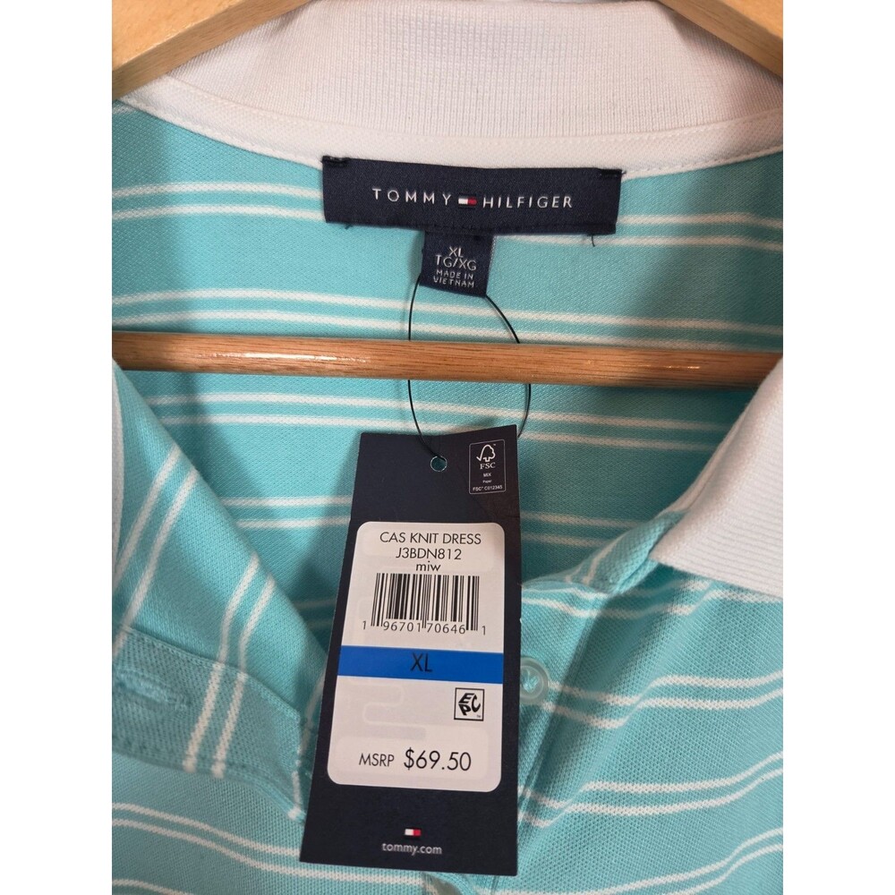 NWT Tommy Hilfiger Womens Short Sleeve Polo Dress Size XL - Picture 3 of 6